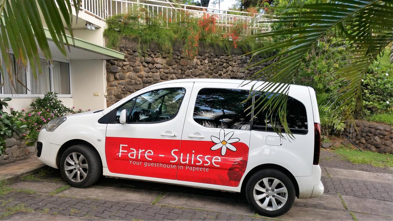 Fare Suisse Tahiti - Guesthouse パペーテ エクステリア 写真